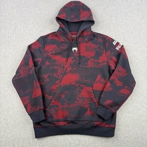 Venum Hoodie Mens XL Red UFC MMA Performance Authentic Fight Week Pullover